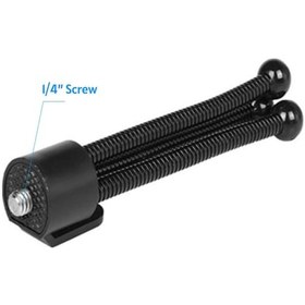 Resim Ximistore9 Metal Masaüstü Tripod: 0.6kg Yük Kapasitesi, 1/4 Vida Bağlantısı, Siyah, Katlanabilir Ayaçlar 
