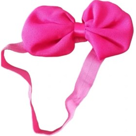 Resim Puppis Baby Fuşya Fiyonk Kız Bandana 
