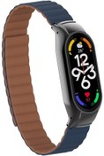 Resim Yıldızan İle Uyumlu Mi Band 7 KRD-69 Kordon Saks Mavi-Kahverengi 1032194 