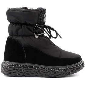 Resim Siyah Siyah Leather Kadın Bot & Bootie K02185347302 Siyah Siyah 