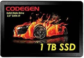 Resim Codegen 1TB 2, 5" SATA3 SSD 560MB-500MB/S (CDG-1TB-SSD25) 