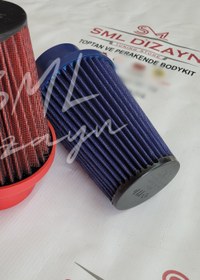 Resim Universal Performans Açık Hava Filtresi Mavi - 60 mm Boğaz Çapı 