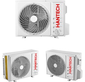 Resim Hantech H-Pro Siyah Cam Panel A++ (Wi-Fi + Montaj Dahil) 18.000 Btu/h Duvar Tipi Inverter Klima 