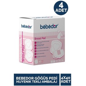 Resim Bebedor Göğüs Pedi Hijyenik Tekli Ambalaj 40'lı 4 Adet 