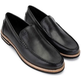 Resim Tamer Tanca Erkek Hakiki Deri Siyah Loafer Ayakkabı 537 3667 Erk Ayk Y25 Sıyah Alk Siyah 