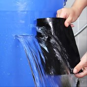 Resim Super Güçlü Su Geçirmez PVC Bant - Kendinden Yapışkanlı, Borular için Sızdırmazlık Mühürü, Bahçe Hortumları ve Dış Mekan Kullanımı İçin, Siyah, Makasla Kolay Kesilebilir, Bahçe Hortumu Tamiri | Esnek Mühürleme Bandı | Anında Onarım Bandı, Su Geçirmez Mühürleyici 