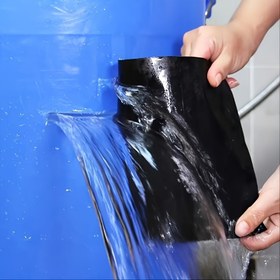 Resim Super Güçlü Su Geçirmez PVC Bant - Kendinden Yapışkanlı, Borular için Sızdırmazlık Mühürü, Bahçe Hortumları ve Dış Mekan Kullanımı İçin, Siyah, Makasla Kolay Kesilebilir, Bahçe Hortumu Tamiri | Esnek Mühürleme Bandı | Anında Onarım Bandı, Su Geçirmez Mühürleyici 