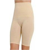 Resim Toparlayıcı Silikonlu Uzun Göbekli Korse Bej 