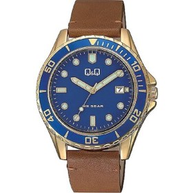 Resim Q&q A172j102y Fosforlu İbre Ve İndeksli 5 Atm Su Geçirmez Erkek Kol Saati Metalik Gri 