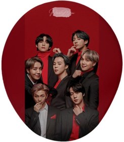 Resim Bts Baskılı Bilek Destekli Mouse Pad Mousepad 