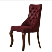 Resim Bengimobilya Sandalye Zus064 Kapitone Model Bordo Renk Ortopedik Oturum Sırt K 