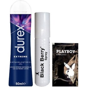 Resim Durex Extreme Analjel 50 Ml + Black Berry Geciiktiricisprey + Hediye 