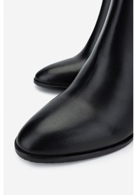 Resim Valmenti Kadın Siyah Deri Topuklu Bot 1075 012171-10 Bn Bot Sk24-25 Sıyah Dr Siyah Deri 