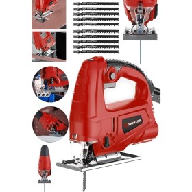 Resim Graizer Alman 4000 W Sjs Metal Şanzuman 6 Kademe Devirli Bakır Sargili Dekupaj Testere makinesi 15 