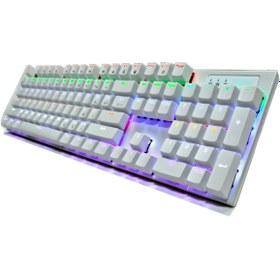 Resim SPRANGE Rgb Oyuncu Klavyesi Mekanik, Türkçe Q, Blue Switch, Beyaz, Kablolu 