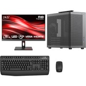 Resim TURBOX Tx8310 Ultra 5 225 32GB DDR5 Ram 1TB NVMe 24.5 inç Monitör Masaüstü Ofis Hazır Sistem 