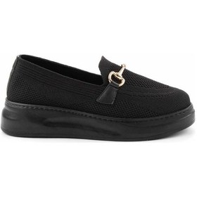 Resim Siyah Kadın Loafer Ayakkabı K01320425182 Siyah 