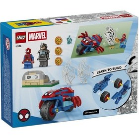 Resim Lego Super Heroes 11206 Spidey On His Motorcycle Vs. Rhino 