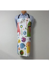 Resim Paredora Sevimli Canavarlar Mutfak Önlüğü 
