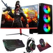 Resim Ramtech Current V100 I5 12400F 32GB Ram 960GB SSD RTX3050 8gb 23.6 Curved Monitör Oyuncu Bilgisayarı 