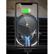 Resim Carnivalland Magnetik Araç Içi Hızlı Şarj Magsefe Özellikli 15 Watt Ipone 12/13 Pro ve Üst Modeller Uyumlu 