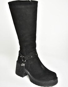 Resim fox SHOES T996224009 Kalın Topuklu Kadın Çizme 