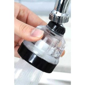 Resim Yayke 3 Fonksiyonlu Mutfak Lavabo Başlığı 360 Derece Döner Musluk Ucu Tasarruflu 