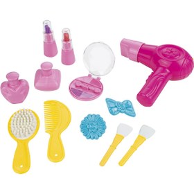 Resim Unıcorn Ayaklı Makyaj Masası Ve Sandalye Setı - Pembe - Pembe / Standart 