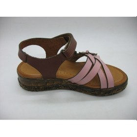 Resim Trend Sandals 8328 Deri Ortopedik Kız Çocuk Sandaleti 26-29 Pembe 