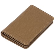 Resim Bej Deri Unisex Kredi Kartlık - S1KK00001601-S95 