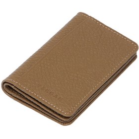 Resim Bej Deri Unisex Kredi Kartlık - S1KK00001601-S95 