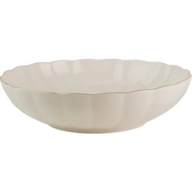 Resim Kütahya Porselen Bone Luz Altın File Çorba Kasesi 15CM 2 Li 