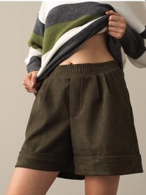 Resim Haki Regular Fit Şort 23kb01275388-23 Haki 