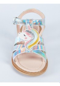 Resim Denokids Unicorn Kız Çocuk Sandalet Çok Renkli 