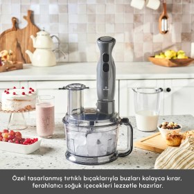 Resim Emsan Pro Multimax 6 In 1 Çok Amaçlı Mutfak Robotu Space Gray 2000 W 