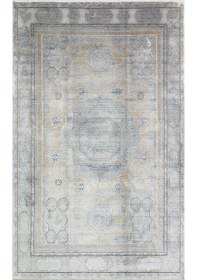 Resim Hoom Rugs Bomonti Mhl 04 Antrasit Gold Viskon & Akrilik Modern Salon Halısı Antrasit - Gold 