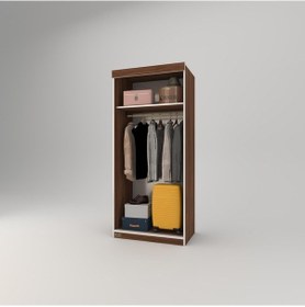 Resim Kenzlife Gardırop Sürgülü Kapaklı Kapılı Karanfil080 Cvz Gardolap Dolap 