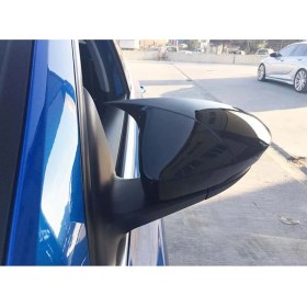Resim Hasakman Skoda Octavia Mk2 A5 Facelift Batman Yarasa Ayna Kapağı Piano Black 2009 2010 2011 2012 2013 