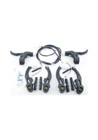 Resim Bisiklet Bmx Fren Takımı Seti Komple Seti V-brake Ön Ark 