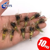 Resim 10 Adet Yumuşak Balıkçılık İğnesi Seti 4cm/1.3g Karides Sunî Olta Malzemesi, Soft Bait Oltaları Tam Dolu Kutu, Çeşitli Segmentlerdeki Istavrit Şeklinde, 12 Ayların Her Mevsiminde Taze ve Tatlı Suyun Hem de Denizin Keyfi işe yaramasıyla Gerçek Gibi, 1 Kalite, ile Spor Avcıları, 12 0 