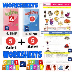 Resim Language Publishers Ingilizce 4. ve 5. Sınıf - Worksheets / Tests - Alıştırmalar - Quiz - Sınavlara Hazırlık A4 Boyutu 