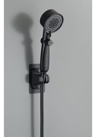 Resim Royal Siyah Pervaneli Kademeli Stoplu Duş Başlık 5224 Çok Renkli 