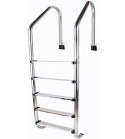 Resim DEV PASLANMAZ 5 BASAMAKLI STANDART HAVUZ MERDİVEN AISI 316 