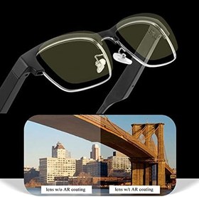 Resim Hava İletimi Akıllı, Gözlük Stereo HD Aramalar Gürültü sıcaklığı Pc ekranı Bluetooth Monitör Azaltma P5 Su Geçirmez Dokunmatik Anahtar Spor Müzik (B Gümüş) 