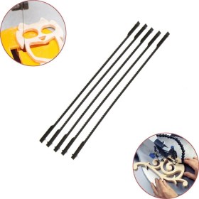 Resim Kafenn Jet JSS-16A Uyumlu Tezgah Dekupaj Kıl Testere Bıçak Kaba Diş 5 Parça 