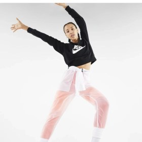 Resim Nike W Nsw Essntl Flc Gx Crop Hdy Kadın Sweat Shirt CJ6327-010 
