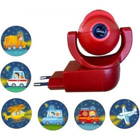 Resim Metabagua Çocuk Odası Işık Algılama Otomatik Kontrol Led Projeksiyon Gece Lambası Nh1j74 Kırmızı 