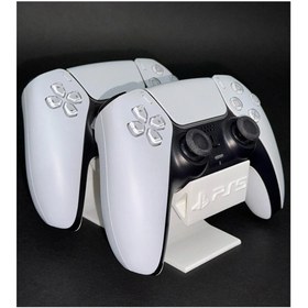Resim Genel Markalar Ps5 2'li Dualsense Kol Standı Joystick Tutucu PS5 Yazılı Plastik 