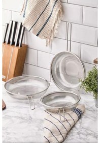 Resim S/s Protools 26cm Saplı Süzgeç Metalik 