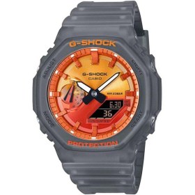 Resim Casio G-shock Ga-2100fls-8a4dr Erkek Kol Saati Gri 